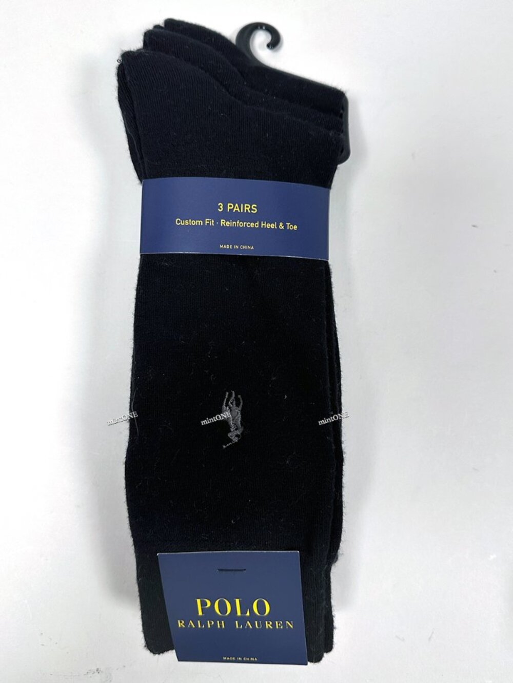 NEW Polo 3 Pair black  Socks